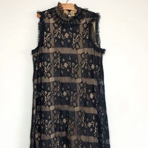Black Lace Max Studio Dress